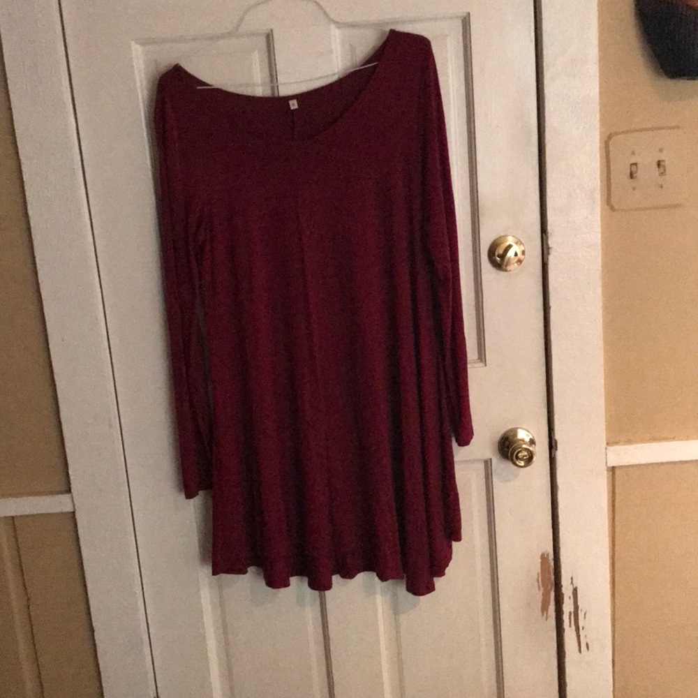 Maroon dress